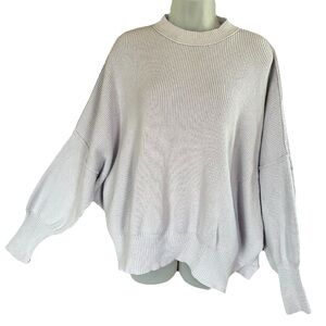 Free People Easy Street Tunic Light Purple Oversized Sweater Size XS